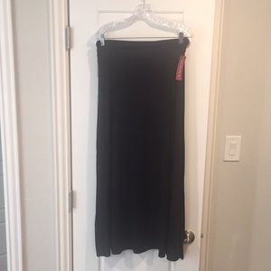 NWT Merona Black Maxi Skirt